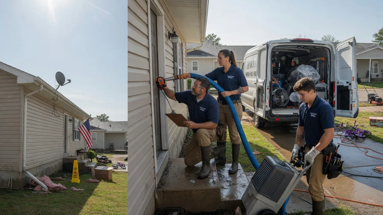 Ceiling Water Damage Restoration in Monticello, IL near me